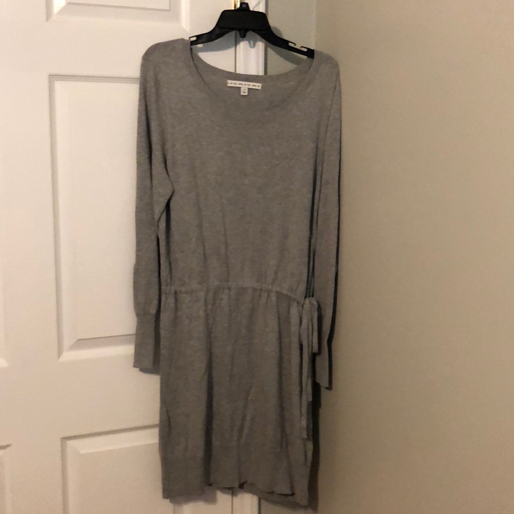 Gray sweater dress size L